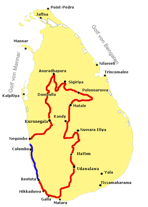 Cycling Route Map